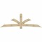 Ekena Millwork Davenport Rough Sawn Timber Gable Bracket, Douglas Fir, 108"W x 36"H x 2"D x 6"F, 8/12 Pitch GBW108X36X0206DAV00RDF - alternate 1